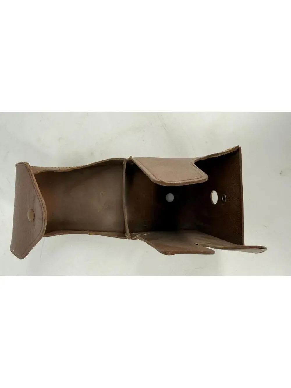 Vintage Kodak Duaflex Camera Brown Leather Case Retro Photography Collectible